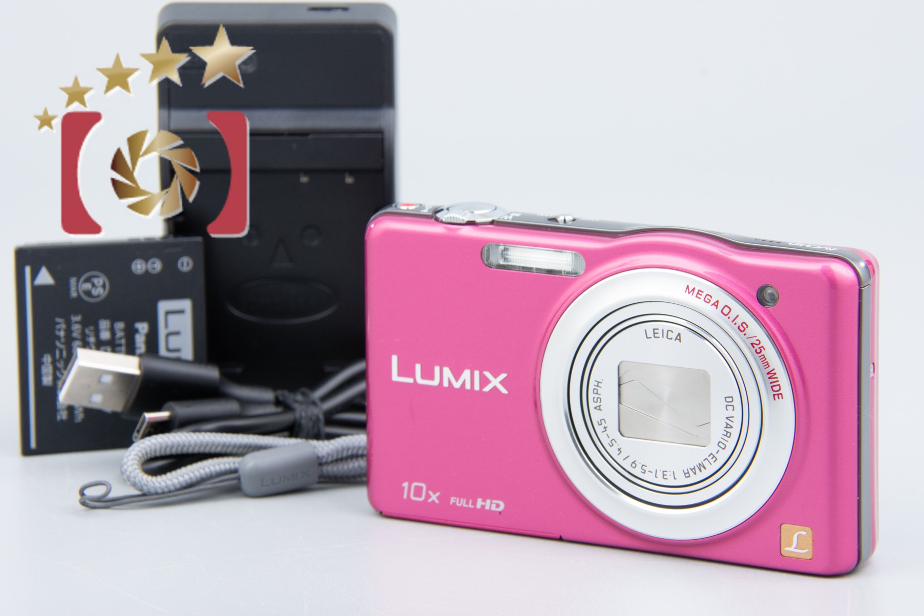 【中古】Panasonic パナソニック LUMIX DMC-SZ7 ピンク コンパクトデジタルカメラ |  中古カメラ・フィルムカメラを中心に取り揃えるファイブスターカメラ