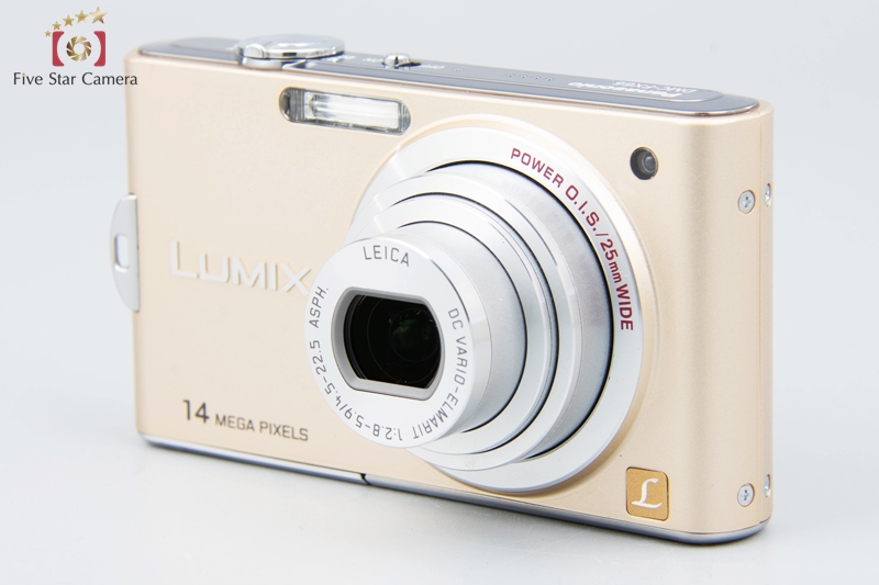 中古】Panasonic パナソニック LUMIX DMC-FX66 リュクスゴールド 