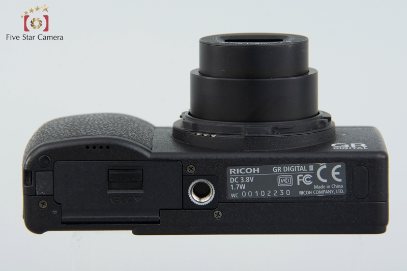 【中古】RICOH リコー GR DIGITAL III コンパクトデジタルカメラ | 中古カメラ・フィルムカメラを中心に取り揃えるファイブスターカメラ