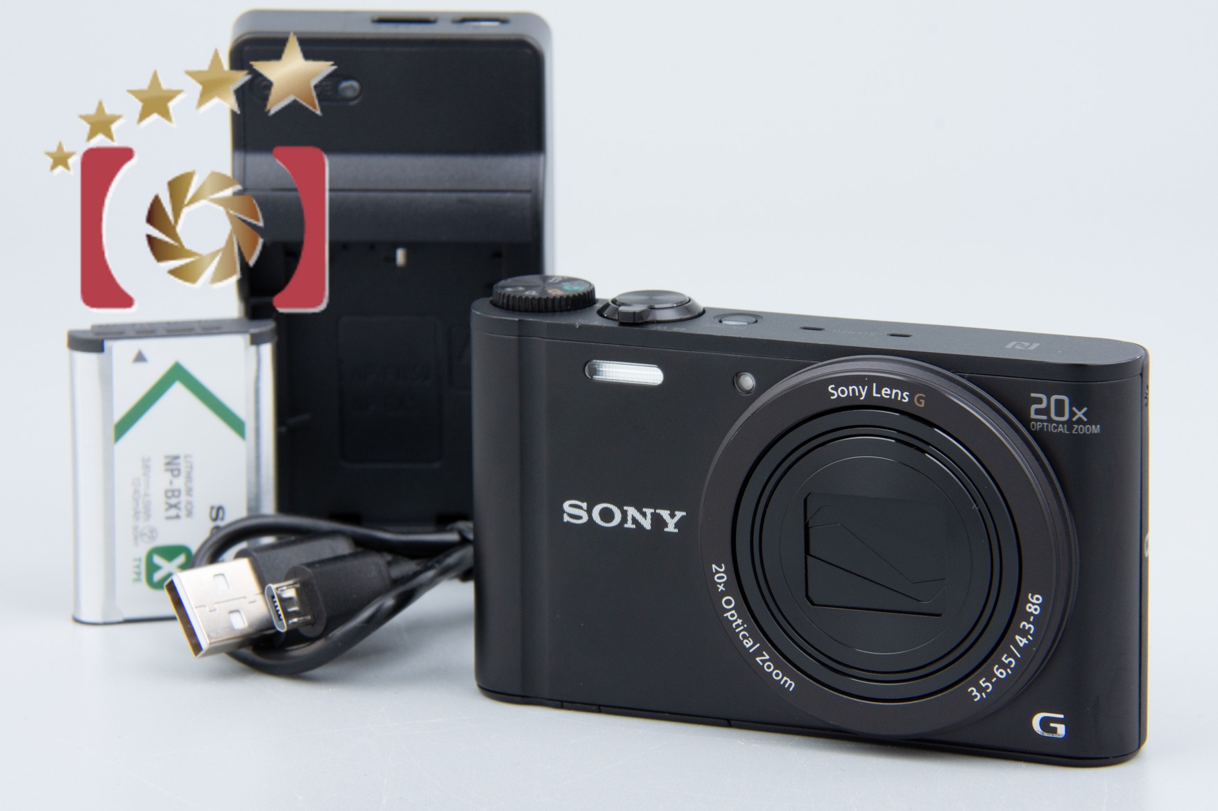 中古】SONY ソニー Cyber-shot DSC-WX350 ブラック デジタルスチル 