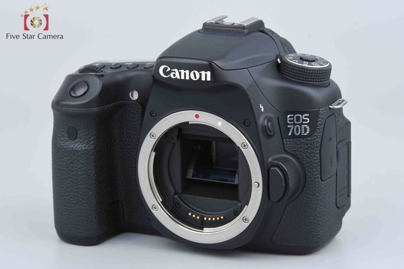 中古】Canon キヤノン EOS 70D デジタル一眼レフカメラ | 中古カメラ・フィルムカメラを中心に取り揃えるファイブスターカメラ