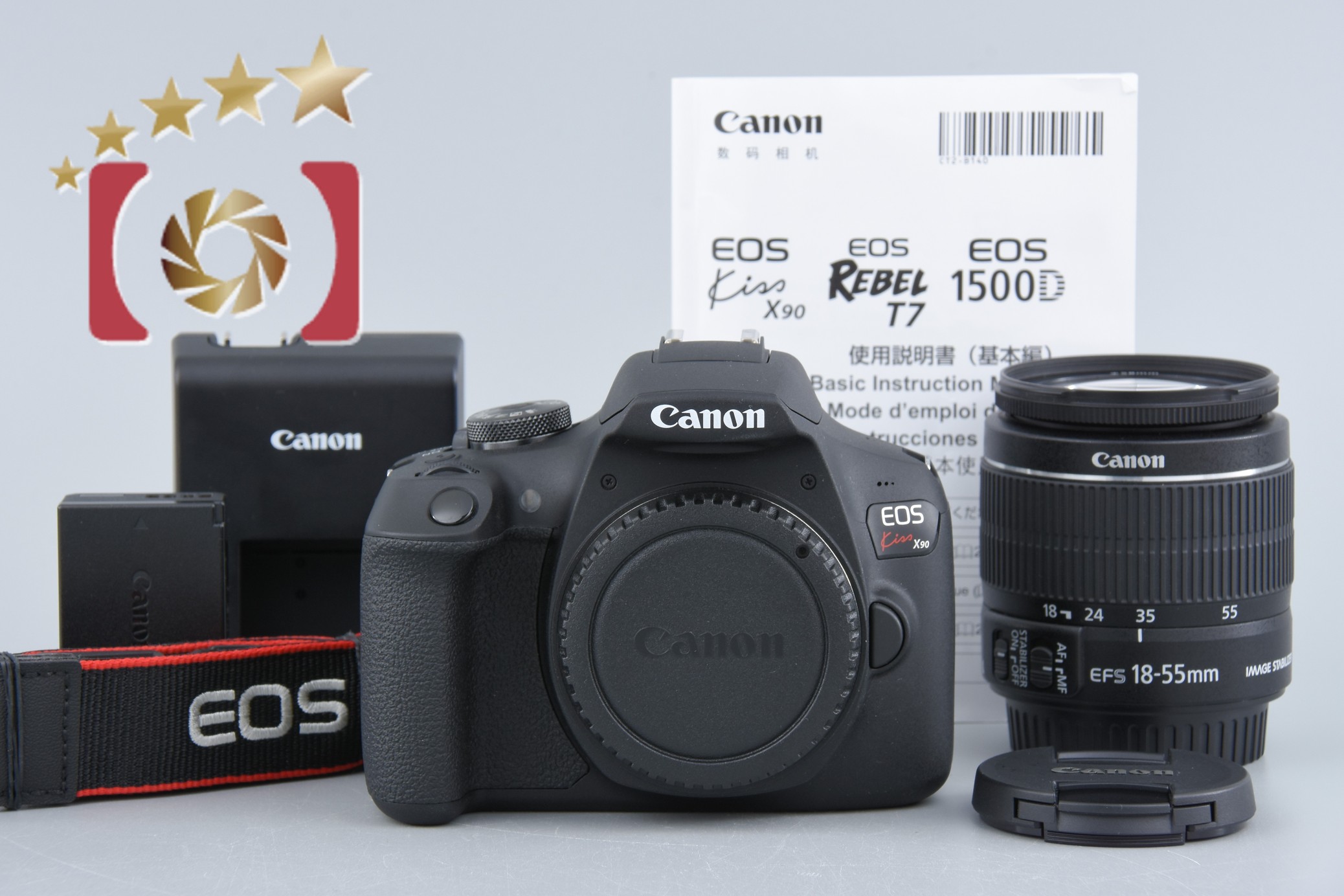 【中古】Canon キヤノン EOS Kiss X90 EF-S 18-55 IS II レンズキット |  中古カメラ・フィルムカメラを中心に取り揃えるファイブスターカメラ