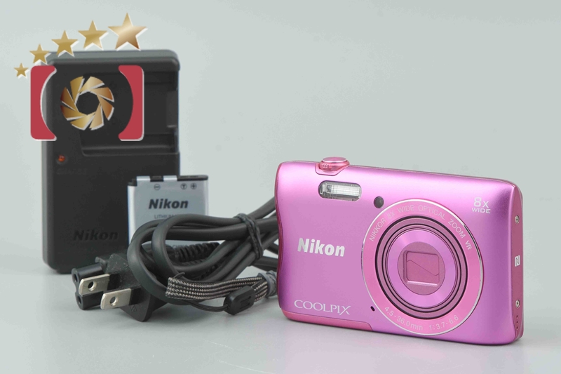 【中古】Nikon ニコン COOLPIX S3700 ピンク コンパクトデジタルカメラ |  中古カメラ・フィルムカメラを中心に取り揃えるファイブスターカメラ