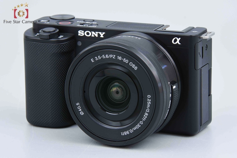 【中古】SONY ソニー α VLOGCAM ZV-E10 パワーズームレンズキット ブラック シャッター回数僅少 |  中古カメラ・フィルムカメラを中心に取り揃えるファイブスターカメラ