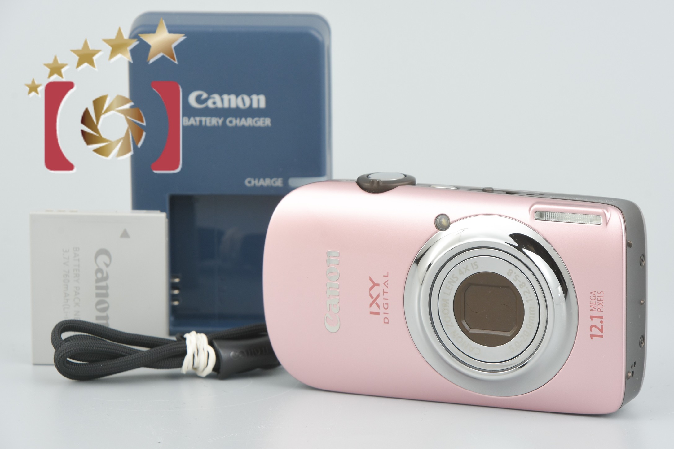 【中古】Canon キヤノン IXY Digital 510 IS ピンク コンパクトデジタルカメラ |  中古カメラ・フィルムカメラを中心に取り揃えるファイブスターカメラ