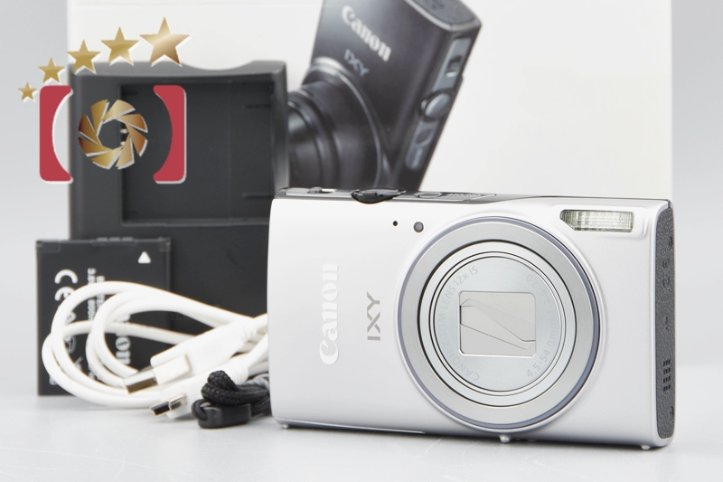 【中古】Canon キヤノン IXY 640 シルバー コンパクトデジタルカメラ 元箱付き |  中古カメラ・フィルムカメラを中心に取り揃えるファイブスターカメラ