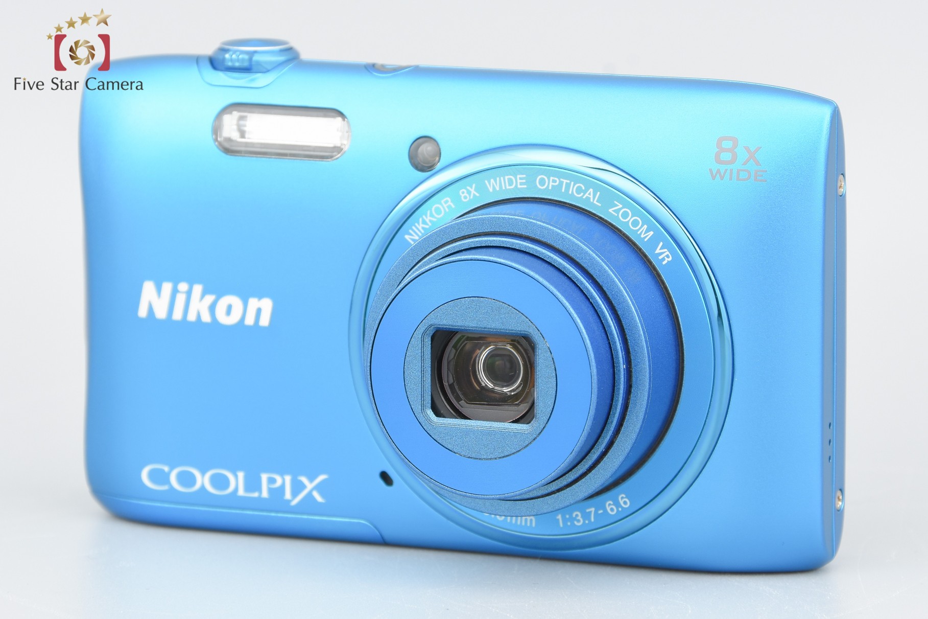 【中古】Nikon ニコン COOLPIX S3600 ブルー コンパクトデジタルカメラ 元箱付き |  中古カメラ・フィルムカメラを中心に取り揃えるファイブスターカメラ