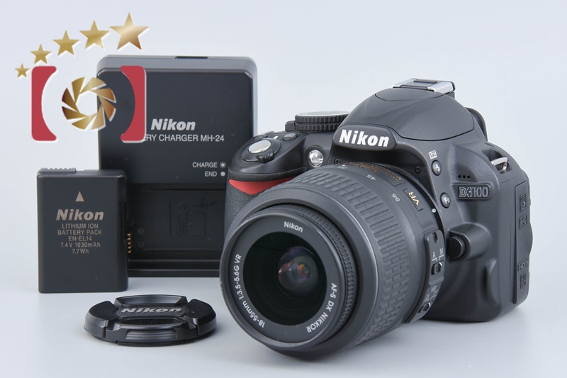 中古】Nikon ニコン D3100 18-55 VR レンズキット ブラック | 中古カメラ・フィルムカメラを中心に取り揃えるファイブスターカメラ