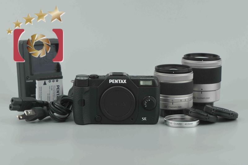 【中古】PENTAX ペンタックス Q10 ダブルズームレンズキット ブラック シャッター回数僅少 |  中古カメラ・フィルムカメラを中心に取り揃えるファイブスターカメラ