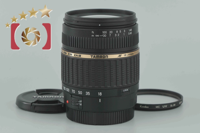 【中古】TAMRON タムロン A14 AF 18-200mm f/3.5-6.3 XR Di II LD IF MACRO キヤノン用 |  中古カメラ・フィルムカメラを中心に取り揃えるファイブスターカメラ