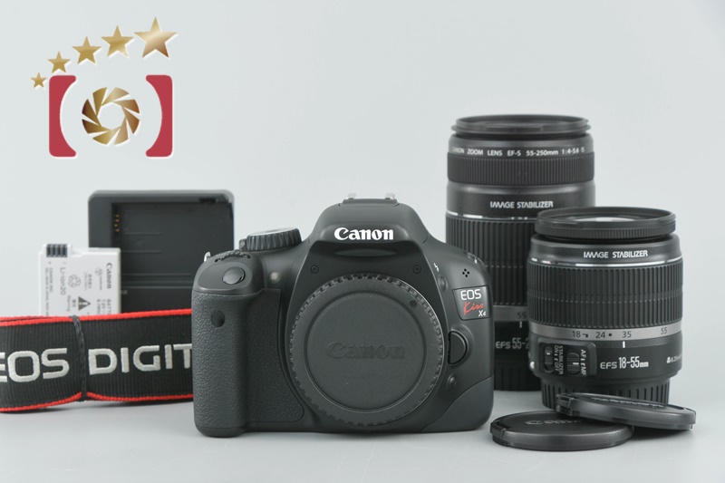 中古】Canon キヤノン EOS Kiss X4 ダブルズームキット シャッター回数僅少 |  中古カメラ・フィルムカメラを中心に取り揃えるファイブスターカメラ