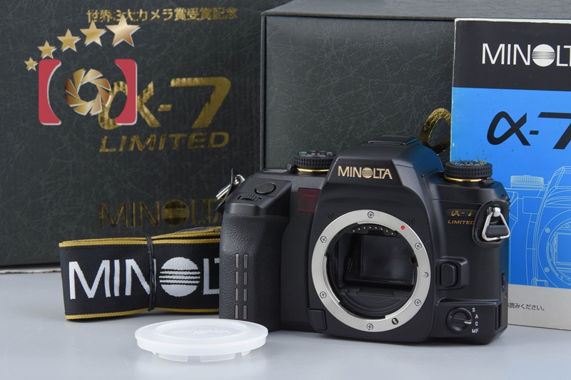 【中古】MINOLTA ミノルタ α-7 LIMITED フィルム一眼レフカメラ 元箱付き |  中古カメラ・フィルムカメラを中心に取り揃えるファイブスターカメラ