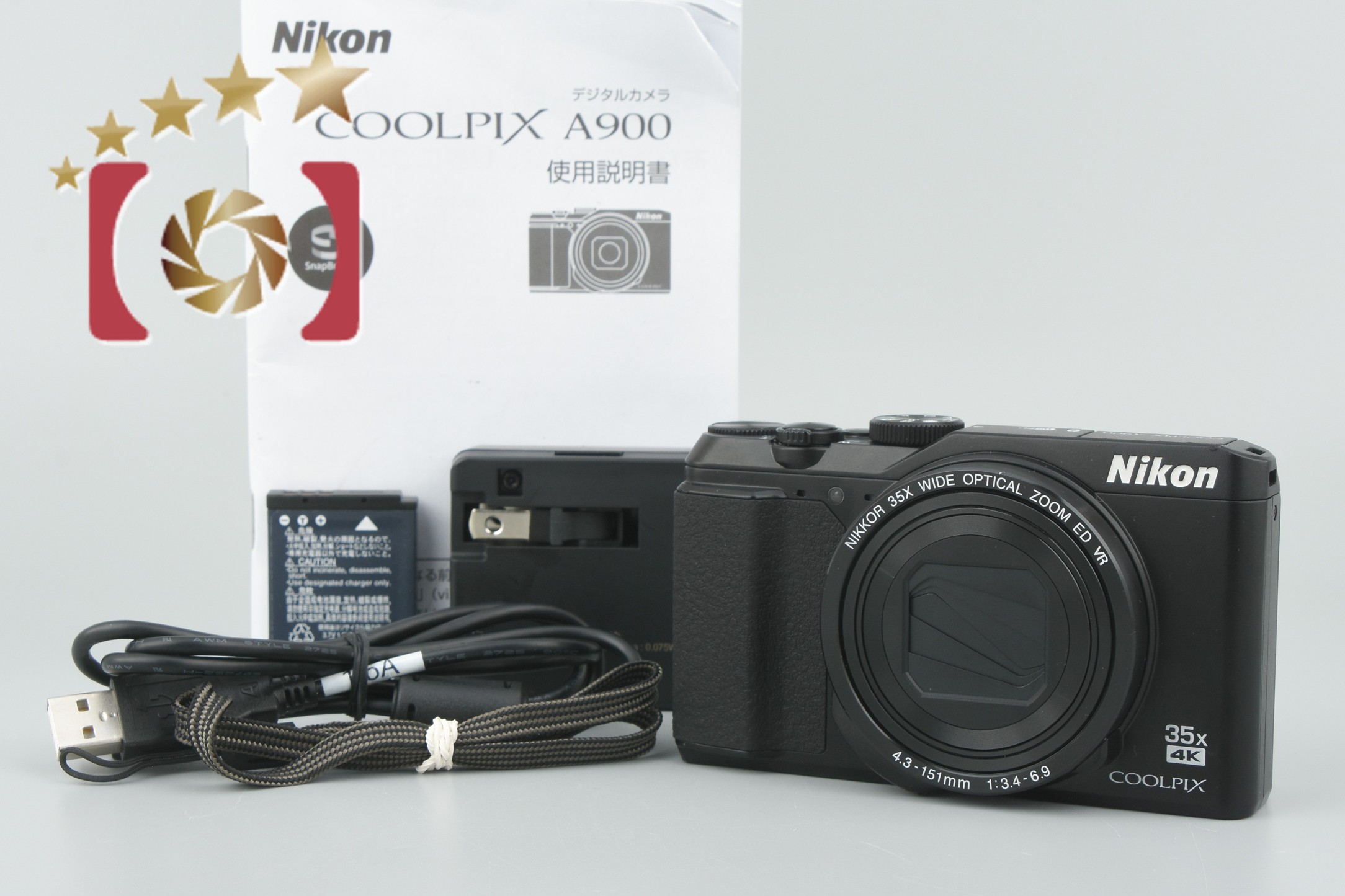 【中古】Nikon ニコン COOLPIX A900 ブラック コンパクトデジタルカメラ |  中古カメラ・フィルムカメラを中心に取り揃えるファイブスターカメラ