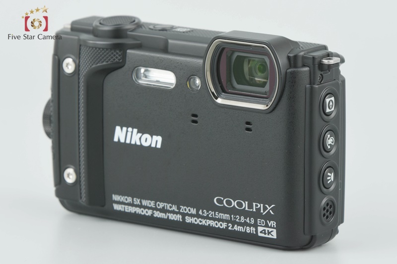 【中古】Nikon ニコン COOLPIX W300 ブラック コンパクトデジタルカメラ |  中古カメラ・フィルムカメラを中心に取り揃えるファイブスターカメラ