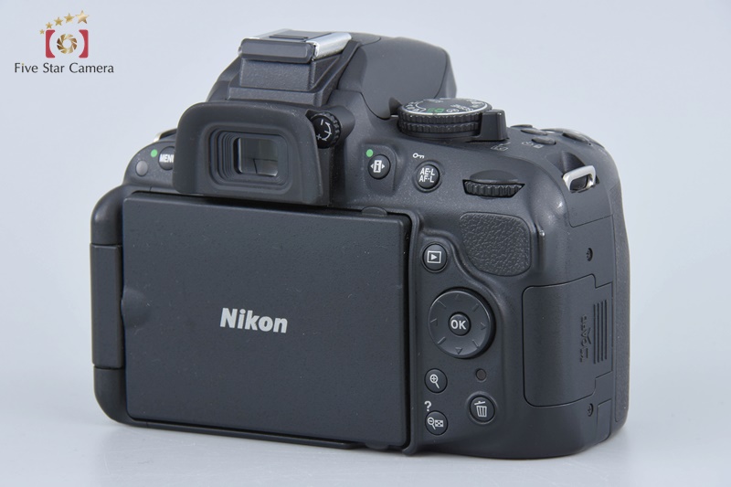 【中古】Nikon ニコン D5200 ブラック デジタル一眼レフカメラ | 中古カメラ・フィルムカメラを中心に取り揃えるファイブスターカメラ