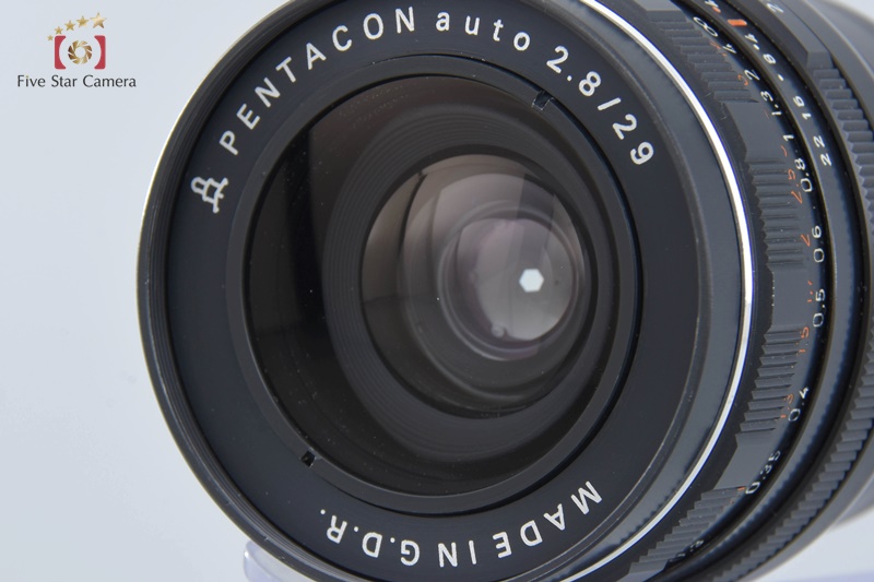 中古】Pentacon ペンタコン auto 29mm f/2.8 + M42 マウントアダプター | 中古カメラ・フィルムカメラ を中心に取り揃えるファイブスターカメラ