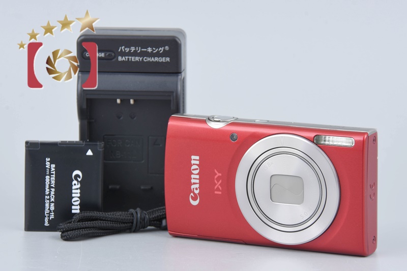 【中古】Canon キヤノン IXY 200 レッド コンパクトデジタルカメラ | 中古カメラ・フィルムカメラを中心に取り揃えるファイブスターカメラ