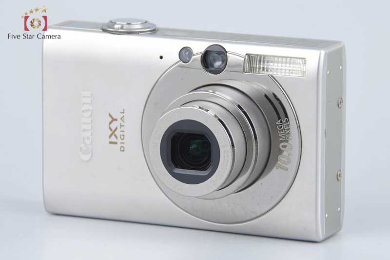 中古】Canon キヤノン IXY Digital 25 IS シルバー コンパクトデジタルカメラ 元箱付き | 中古カメラ・フィルムカメラ を中心に取り揃えるファイブスターカメラ