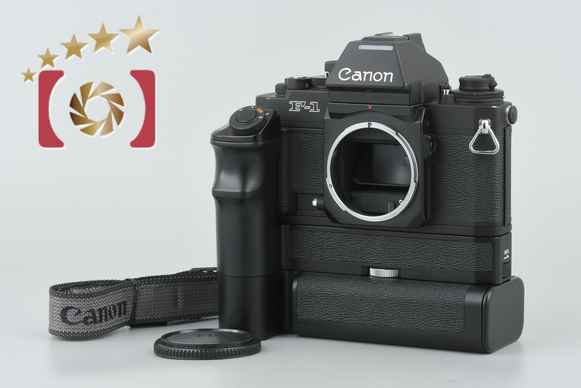 【中古】Canon キヤノン New F-1 AE + AE モータードライブ FN |  中古カメラ・フィルムカメラを中心に取り揃えるファイブスターカメラ