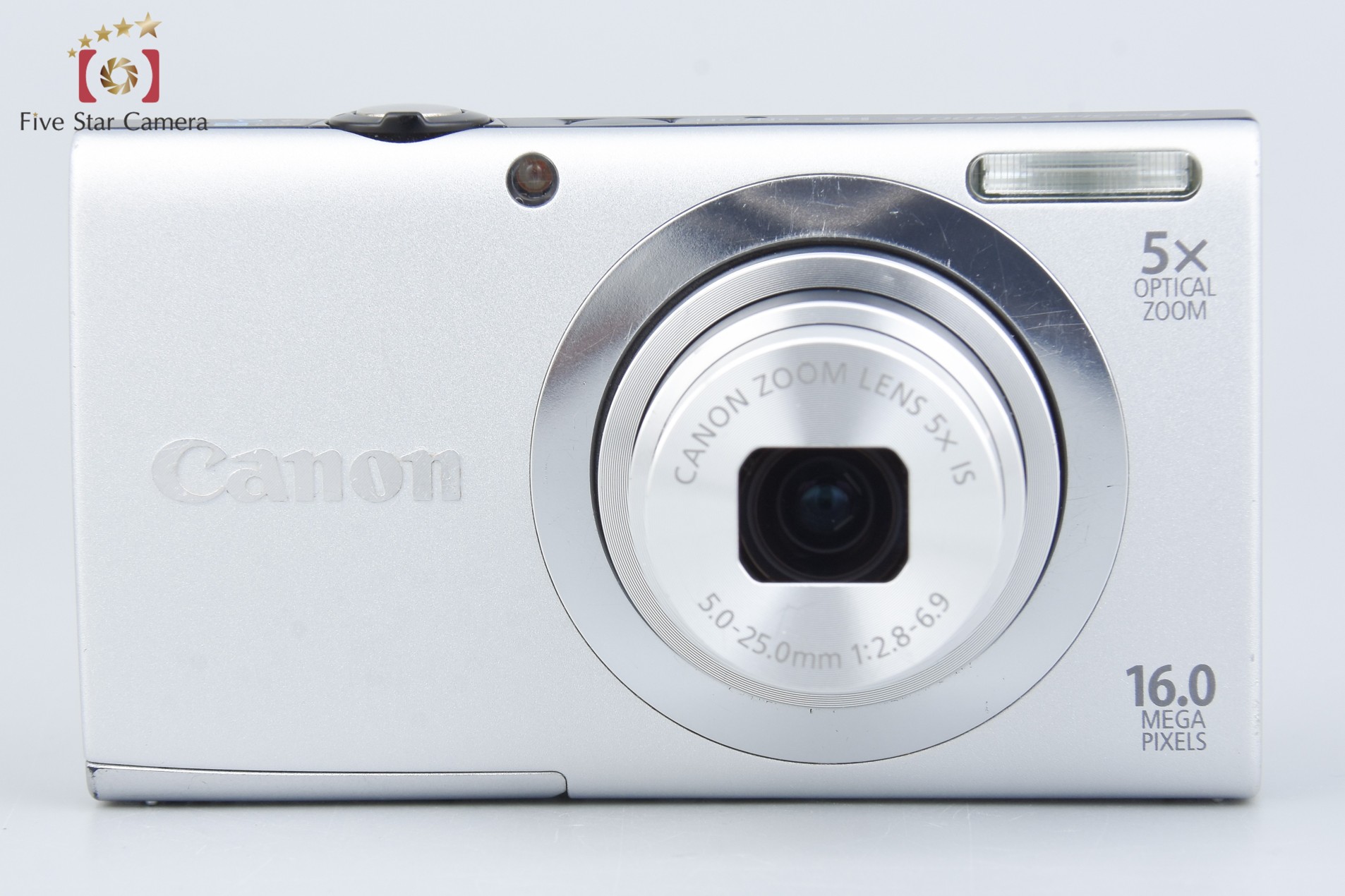 【中古】Canon キヤノン PowerShot A2400 IS シルバー コンパクトデジタルカメラ |  中古カメラ・フィルムカメラを中心に取り揃えるファイブスターカメラ