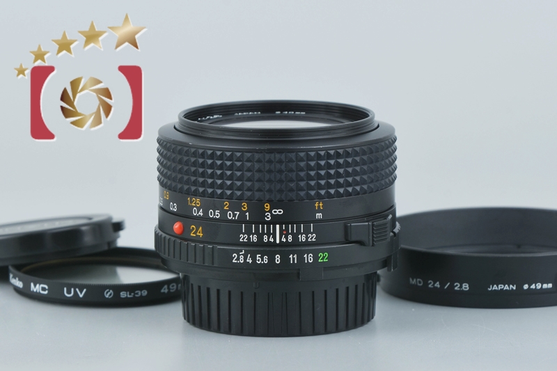 【中古】MINOLTA ミノルタ New MD 24mm f/2.8 | 中古カメラ・フィルムカメラを中心に取り揃えるファイブスターカメラ