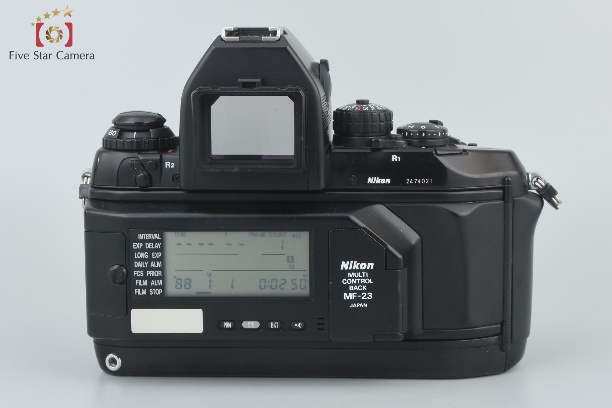 【中古】Nikon ニコン F4 + DA-20 アクションファインダー + MF-23 マルチコントロールバック |  中古カメラ・フィルムカメラを中心に取り揃えるファイブスターカメラ