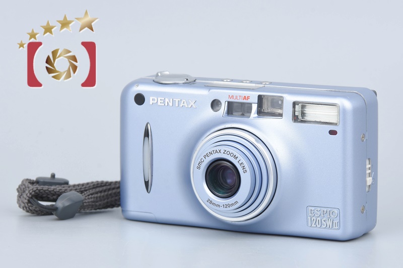 中古】PENTAX ペンタックス ESPIO 120SWII シルキーブルー コンパクトフィルムカメラ | 中古カメラ・フィルムカメラ を中心に取り揃えるファイブスターカメラ