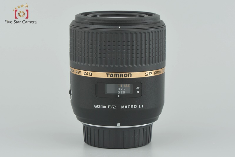 【中古】Tamron タムロン G005 SP 60mm f/2 Di II MACRO ニコン用 |  中古カメラ・フィルムカメラを中心に取り揃えるファイブスターカメラ