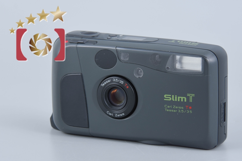 【中古】Kyocera 京セラ Slim T グリーン コンパクトフィルムカメラ | 中古カメラ・フィルムカメラを中心に取り揃えるファイブスターカメラ