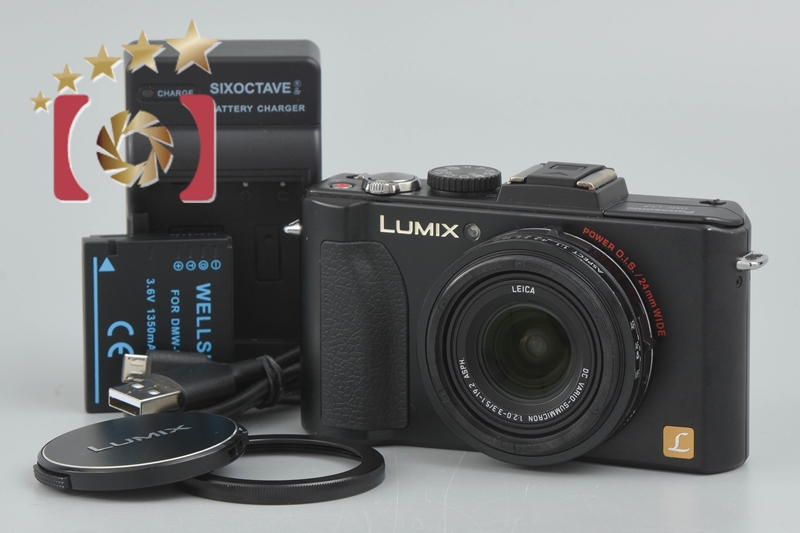 中古】Panasonic パナソニック LUMIX DMC-LX5 ブラック コンパクトデジタルカメラ |  中古カメラ・フィルムカメラを中心に取り揃えるファイブスターカメラ