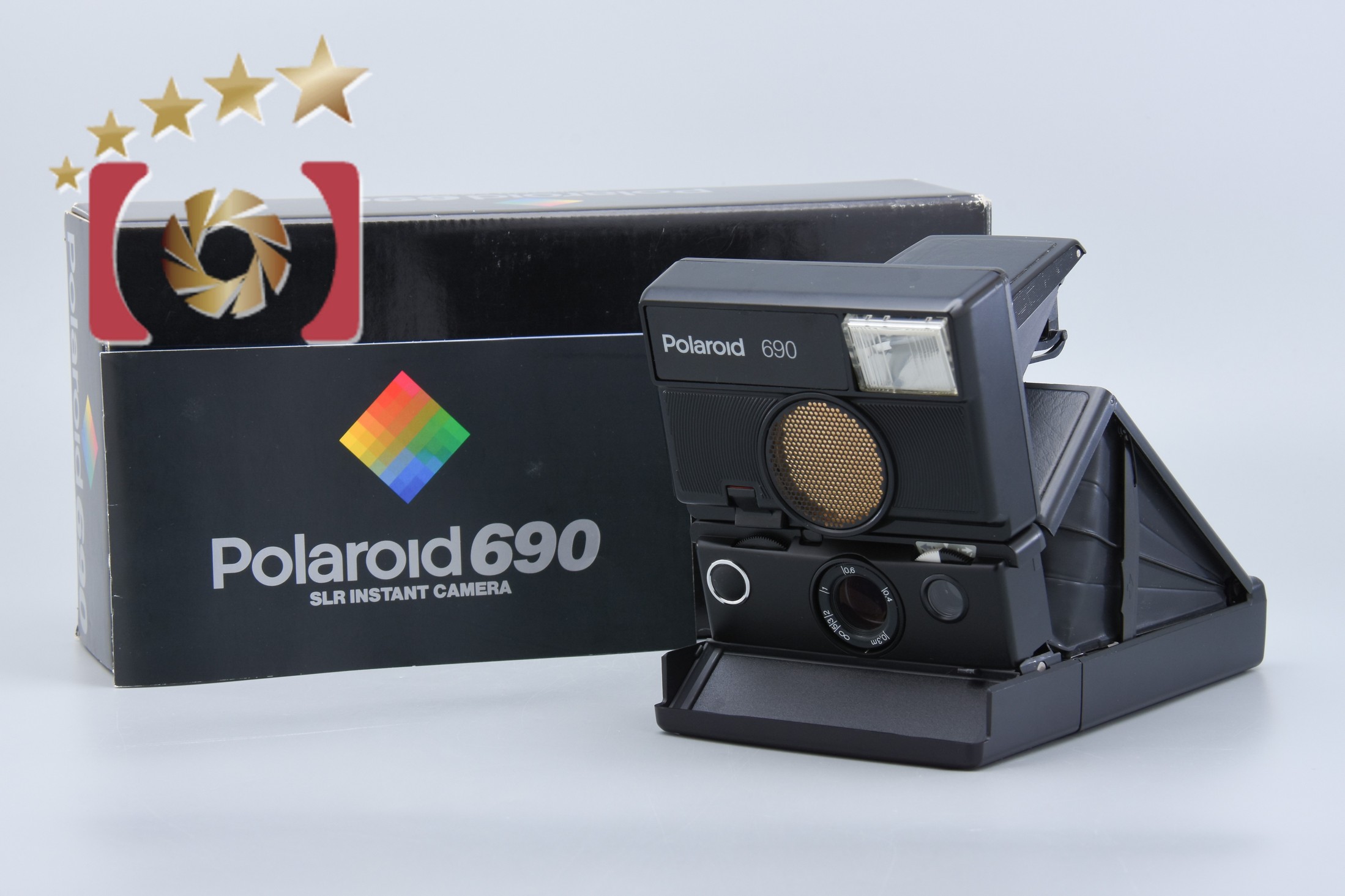 【中古】Polaroid ポラロイド 690 インスタントフィルムカメラ 元箱付き | 中古カメラ・フィルムカメラを中心に取り揃えるファイブスターカメラ