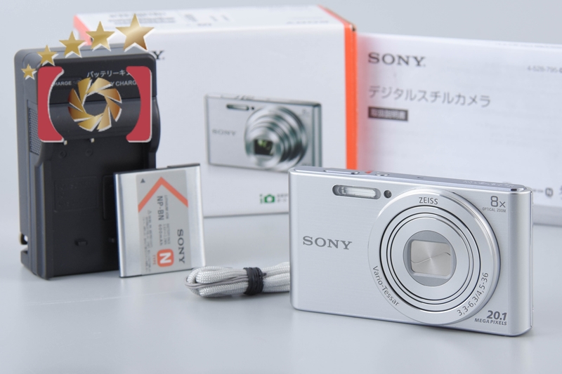 【中古】SONY ソニー Cyber-Shot DSC-W830 シルバー コンパクトデジタルカメラ 元箱付き |  中古カメラ・フィルムカメラを中心に取り揃えるファイブスターカメラ