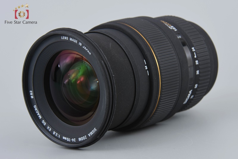 中古】SIGMA シグマ 24-70mm f/2.8 EX DG MACRO ソニー/ミノルタAマウント用 |  中古カメラ・フィルムカメラを中心に取り揃えるファイブスターカメラ