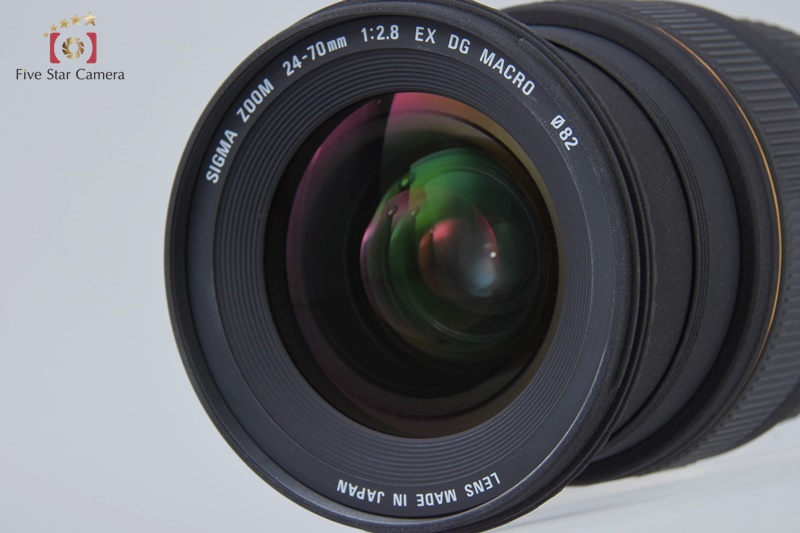 中古】SIGMA シグマ 24-70mm f/2.8 EX DG MACRO ソニー/ミノルタAマウント用 |  中古カメラ・フィルムカメラを中心に取り揃えるファイブスターカメラ