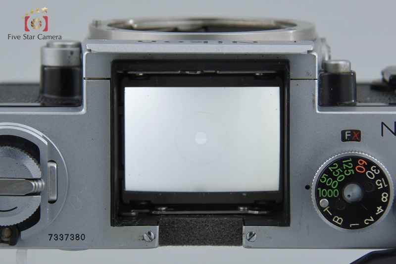 中古】Nikon ニコン F アイレベル 後期 シルバー フィルム一眼レフカメラ | 中古カメラ・フィルムカメラを中心に取り揃えるファイブスターカメラ