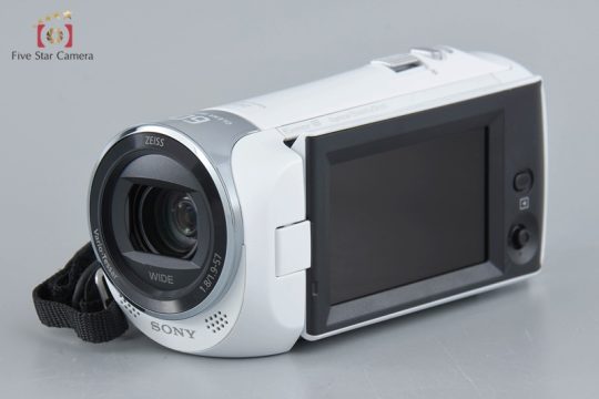 中古】SONY ソニー ハンディカム HDR-CX470 ホワイト デジタルビデオカメラ 元箱付き | 中古カメラ・フィルムカメラ を中心に取り揃えるファイブスターカメラ