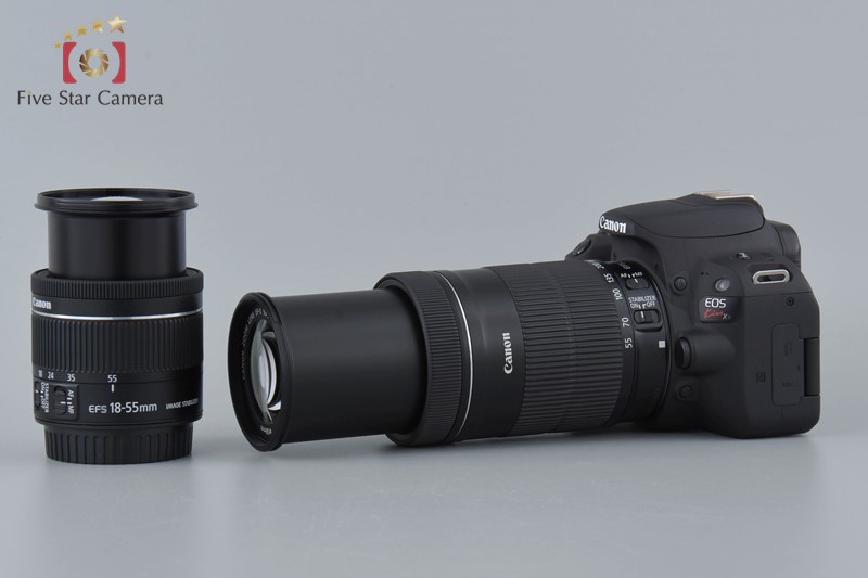 中古】Canon キヤノン EOS Kiss X9 ダブルズームキット ブラック 中古】Canon キヤノン EOS Kiss X9 ダブルズームキット ブラック