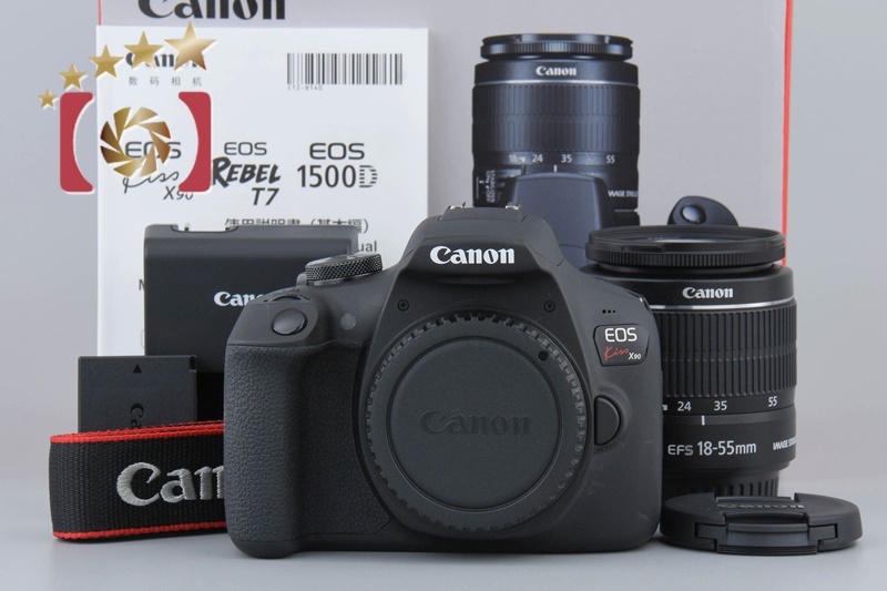 中古】Canon キヤノン EOS Kiss X90 EF-S 18-55 IS II レンズ