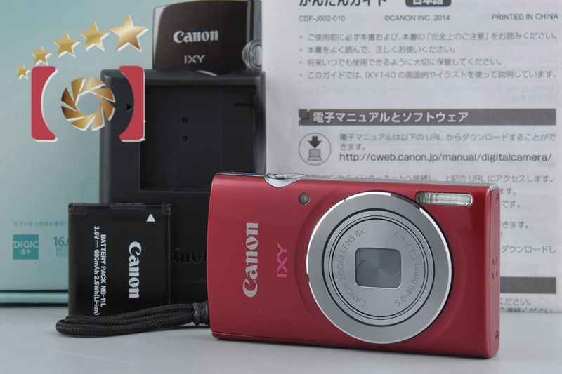 中古】Canon キヤノン IXY 120 レッド コンパクトデジタルカメラ 中古】Canon キヤノン IXY 120 レッド コンパクトデジタルカメラ