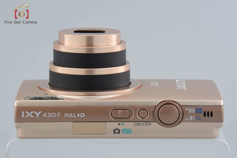 Canon Digital Camera IXY 430F Gold 16 MP optical 5x zoom Wi