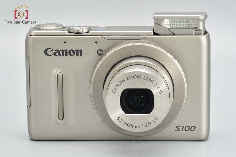 中古】Canon キヤノン PowerShot S100 シルバー コンパクト 中古】Canon キヤノン PowerShot S100 シルバー コンパクト