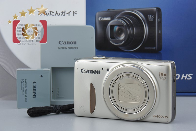 中古】Canon キヤノン PowerShot SX600 HS ゴールド コンパクト 中古】Canon キヤノン PowerShot SX600 HS ゴールド コンパクト