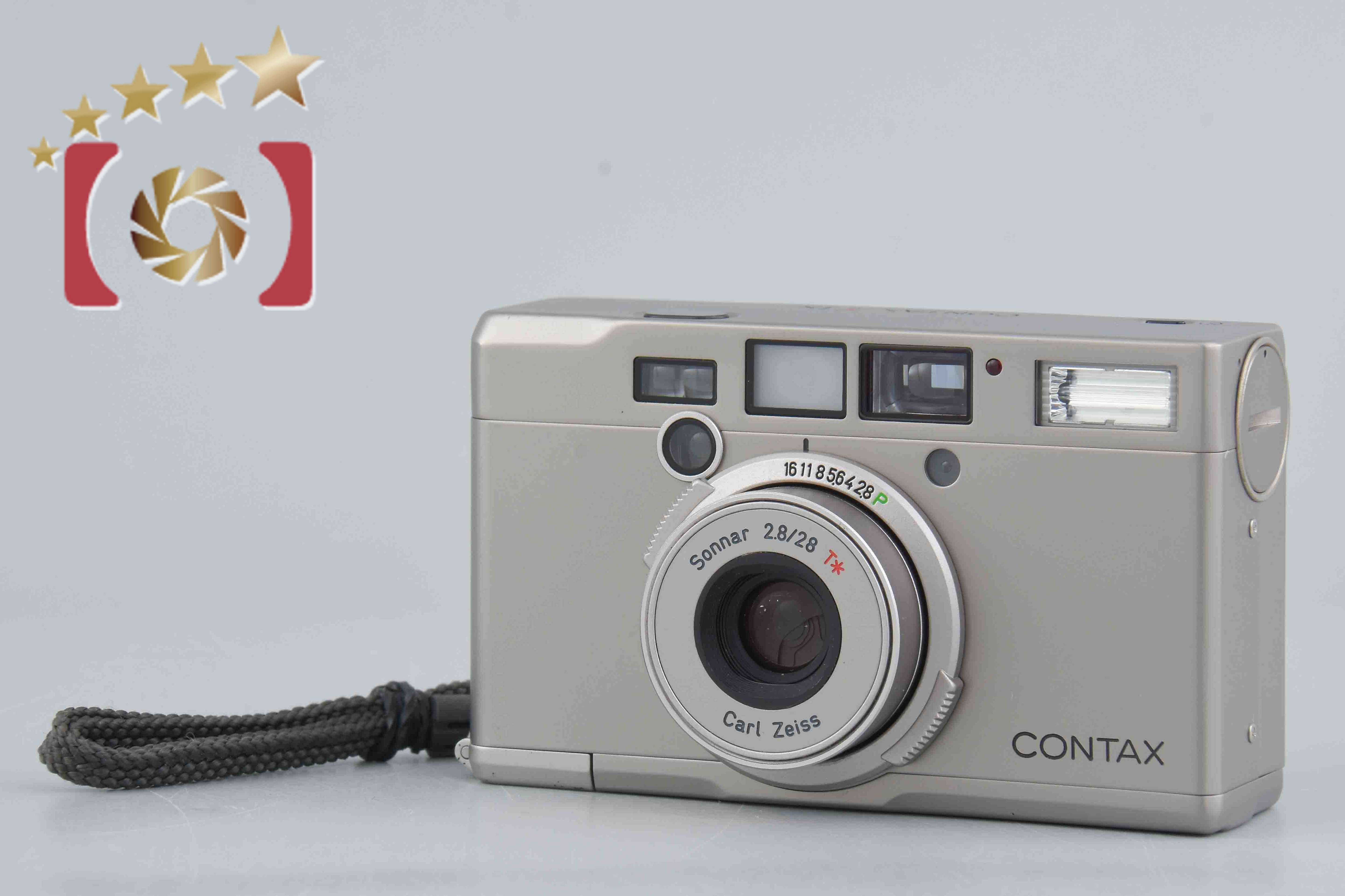 無料配達 中古】CONTAX コンタックス Tix シルバー コンパクトフィルム フィルムカメラ