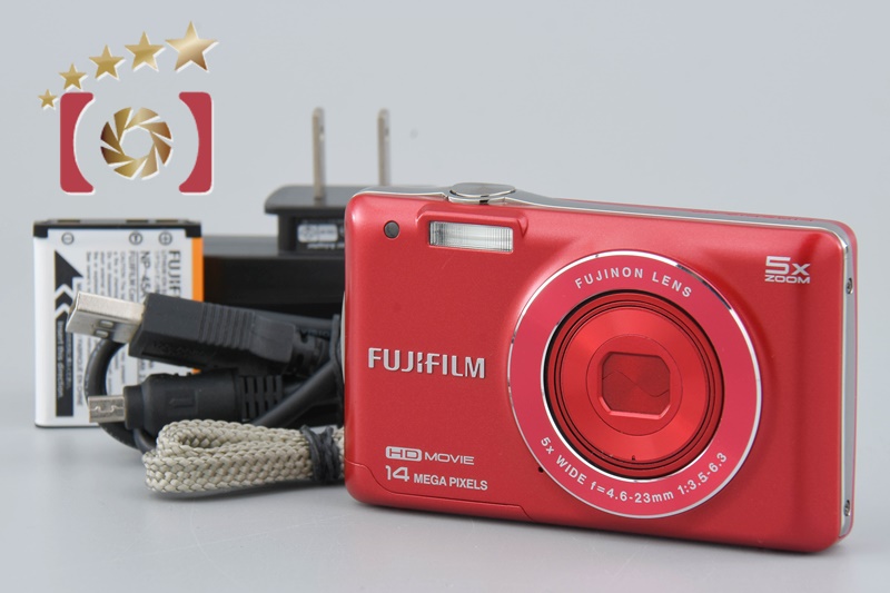 中古】FUJIFILM 富士フイルム FINEPIX JX600 レッド コンパクト 中古】FUJIFILM 富士フイルム FINEPIX JX600 レッド コンパクト