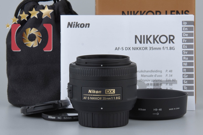 中古】Nikon ニコン AF-S DX NIKKOR 35mm f/1.8 G 元箱付き 中古】Nikon ニコン AF-S DX NIKKOR 35mm f/1.8 G 元箱付き