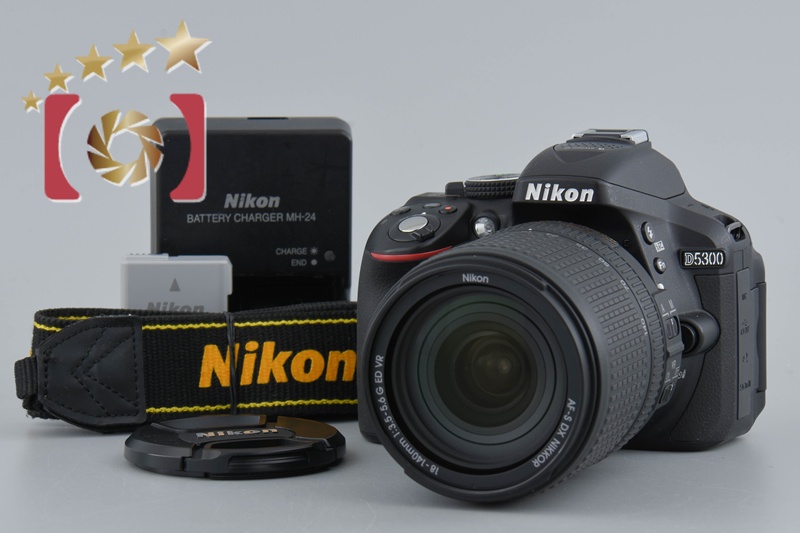 中古】Nikon ニコン D5300 18-140 VR レンズキット ブラック 中古】Nikon ニコン D5300 18-140 VR レンズキット ブラック