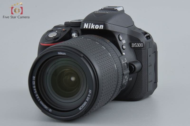 中古】Nikon ニコン D5300 18-140 VR レンズキット ブラック 中古】Nikon ニコン D5300 18-140 VR レンズキット ブラック