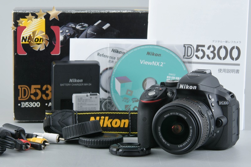 中古】Nikon ニコン D5300 18-55 VR II レンズキット ブラック
