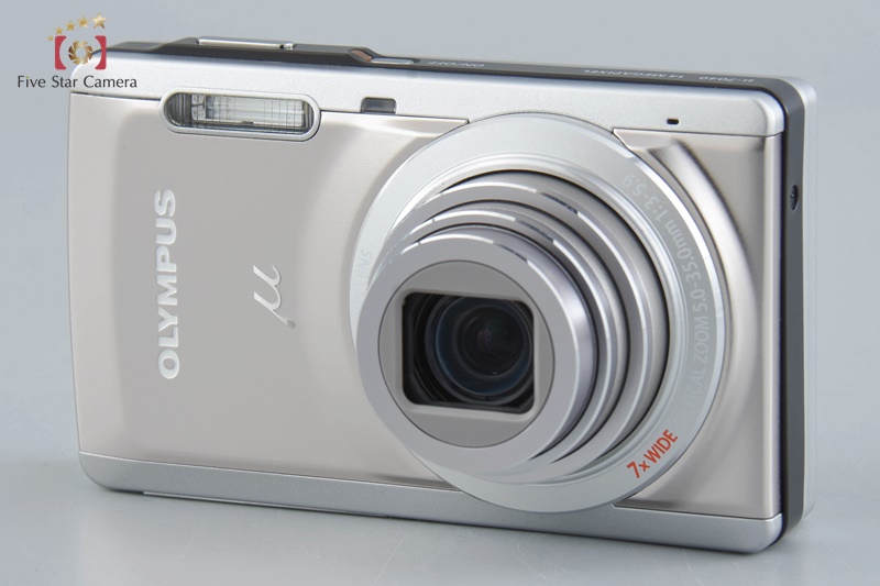 中古】OLYMPUS オリンパス μ-7040 チタニウムシルバー