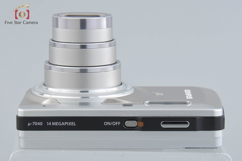 中古】OLYMPUS オリンパス μ-7040 チタニウムシルバー